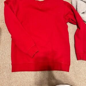 LULULEMON red sweatshirt/crewneck